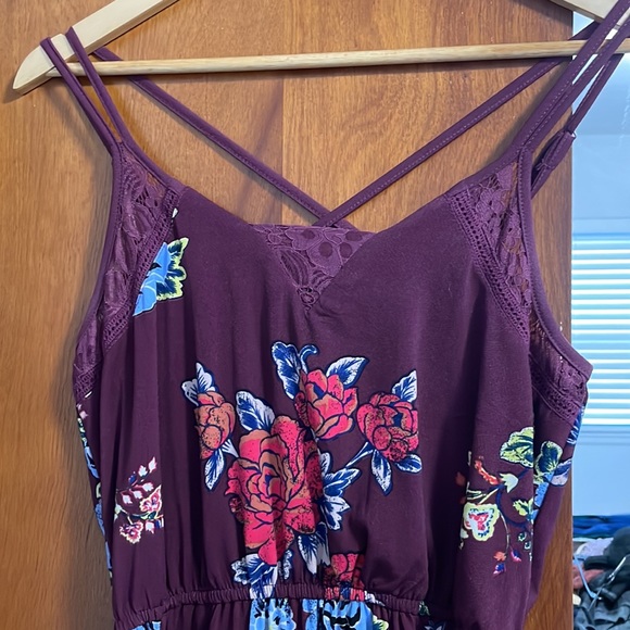 Floral maxi dress. - Picture 2 of 4